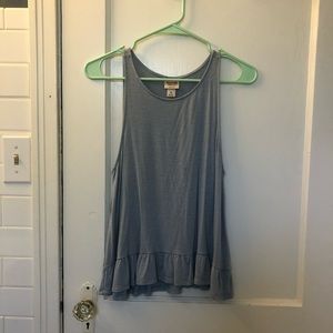 Target/Mossimo Blue Stripe Casual Flowy Tank